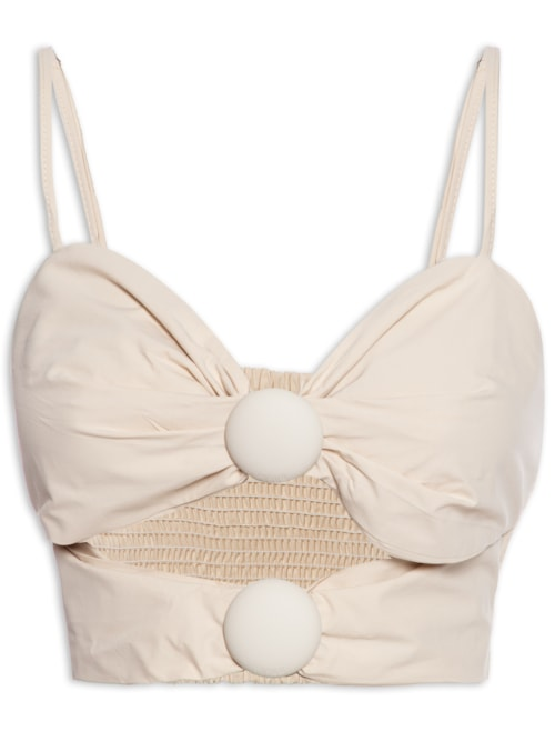 Top Liso - Bege Top Liso - Bege