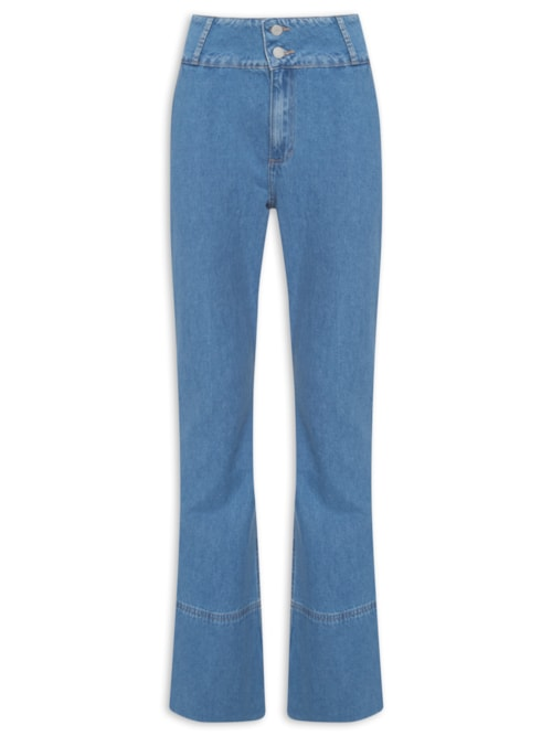 Calça Flare Feminina - Azul