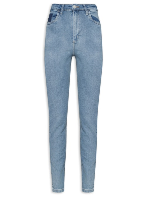 Calça Skinny Feminina - Azul