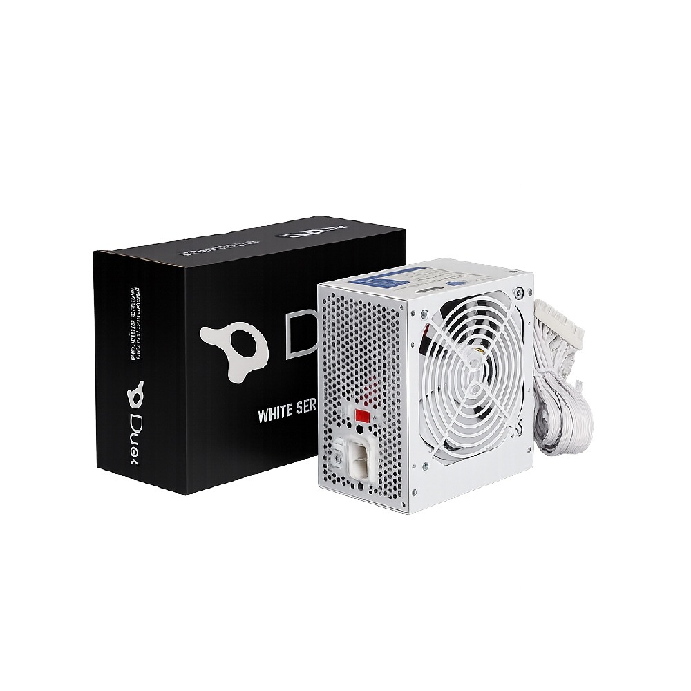 Fonte de Alimentação Duex DX-500FSE+ 80 Plus Bronze PFC Ativo C/ Cabo DX500FSE+ White Fonte de Alimentação Duex DX-500FSE+ 80 Plus Bronze PFC Ativo C/ Cabo DX500FSE+ White