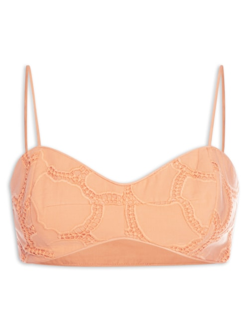 Top Vivado Rose Gold Laise - Laranja Top Vivado Rose Gold Laise - Laranja