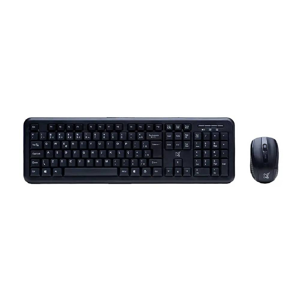 Kit Teclado e Mouse Maxprint Exagon Wireless Preto - 60000146