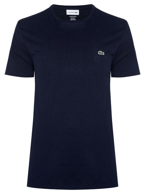 Camiseta Masculina Regular Fit Gola Redonda Em Algodão Pima - Azul Camiseta Masculina Regular Fit Gola Redonda Em Algodão Pima - Azul