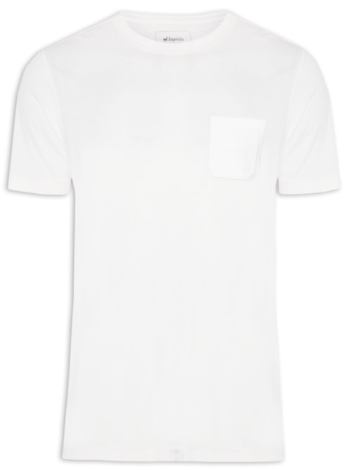 Camiseta Masculina Gaivota Aquarela - Branco Camiseta Masculina Gaivota Aquarela - Branco