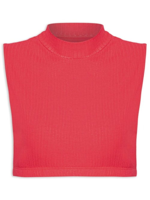 Top Aro Golinha Rib - Vermelho Top Aro Golinha Rib - Vermelho