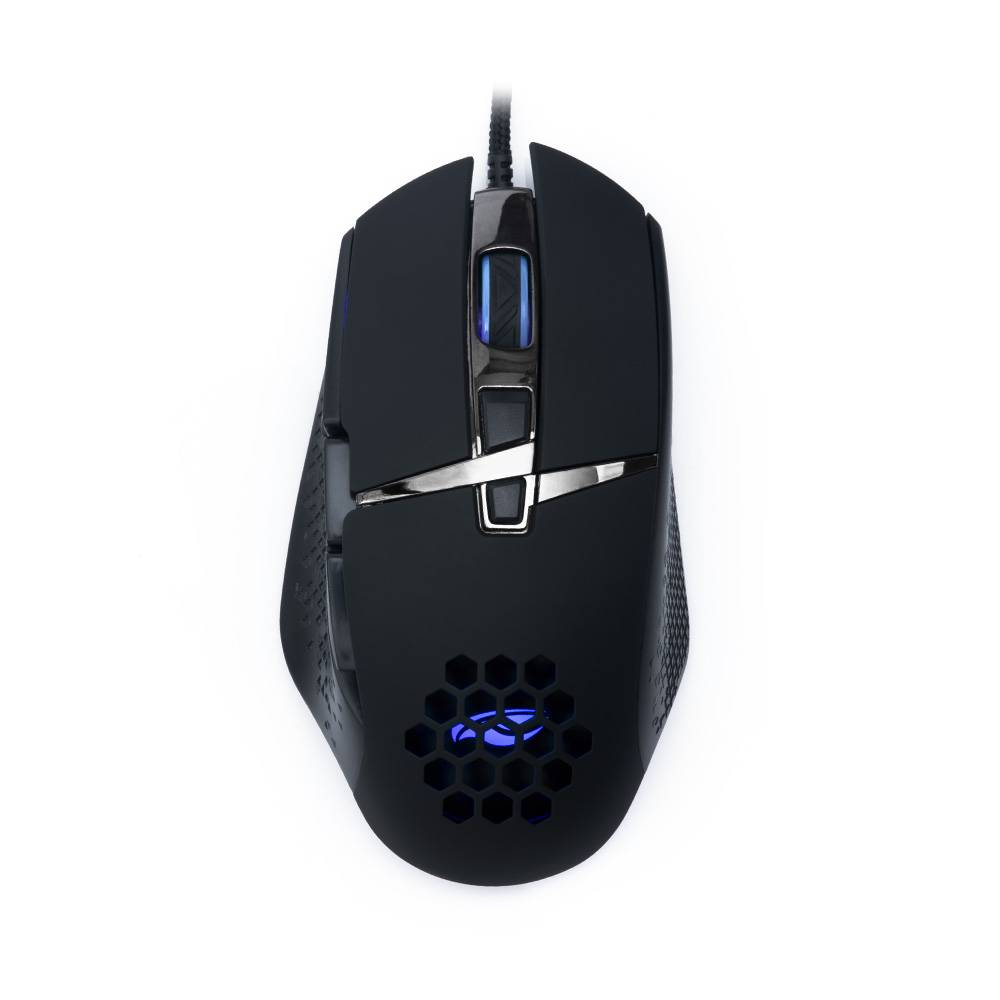 Mouse Gamer C3Tech Hornet 8 Botões C/ Fio 6400 DPI RGB Preto - MG-310BK