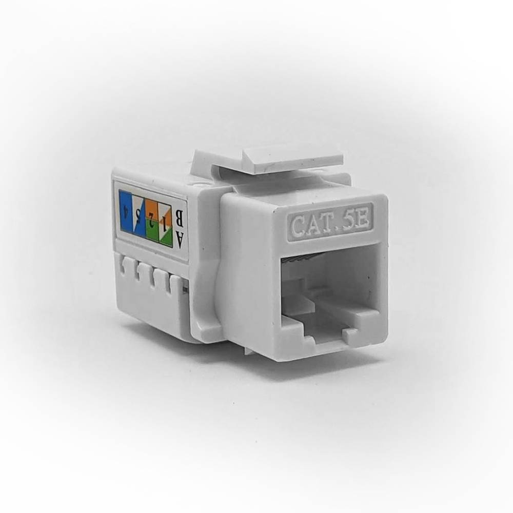 Conector Fêmea/Keystone Plus Cable LA-K51 RJ45 CAT5E 90 Graus