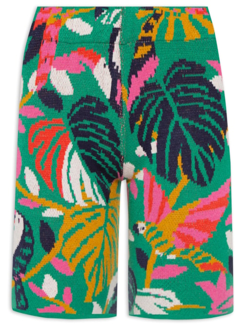 Short Ciclista Tricot Bosque Dos Pássaros - Verde