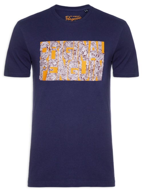 Camiseta Masculina Original Estampada - Azul