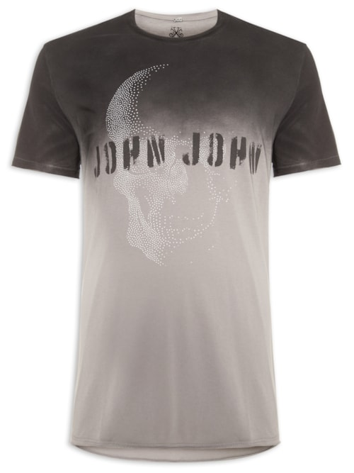 Camiseta Masculina Rg Skull Points - Cinza Camiseta Masculina Rg Skull Points - Cinza