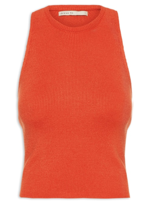 Blusa Feminina Tricot Cavada - Vermelho