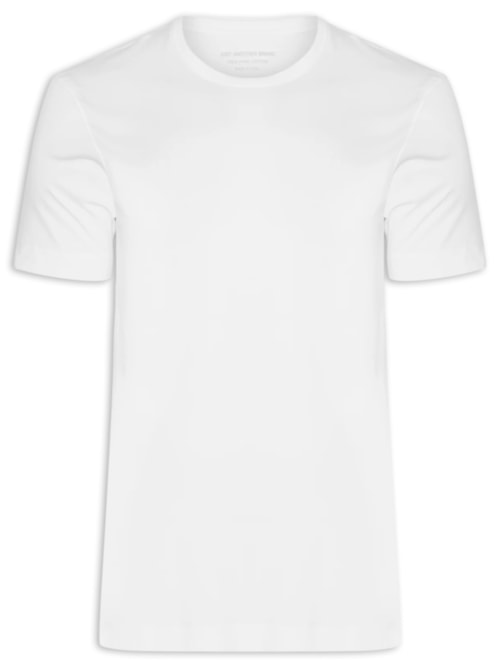 Camiseta Masculina Pima Peruano - Branco Camiseta Masculina Pima Peruano - Branco