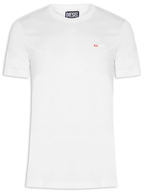 Camiseta Masculina T Just Microdiv - Branco Camiseta Masculina T Just Microdiv - Branco