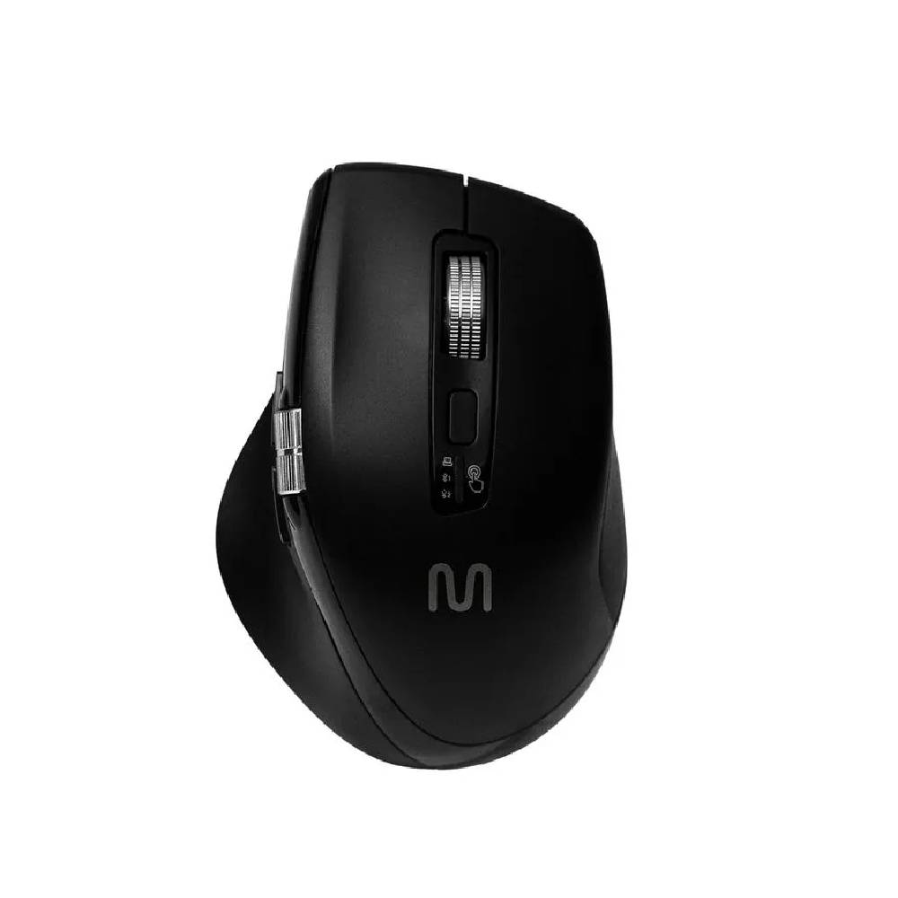 Mouse Sem Fio Multi MO406 Bluetooth Multimode Smart Scroll - Preto