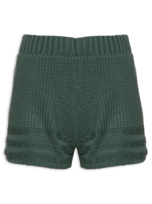 Short Feminino Tricot Boxer - Verde