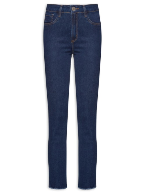 Calça Feminina Jeans Anke High - Azul