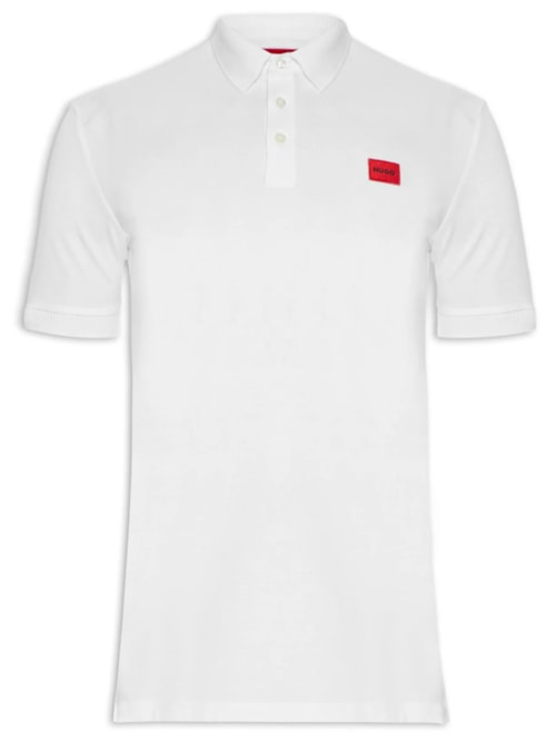 Polo Masculina Dereso - Branco Polo Masculina Dereso - Branco