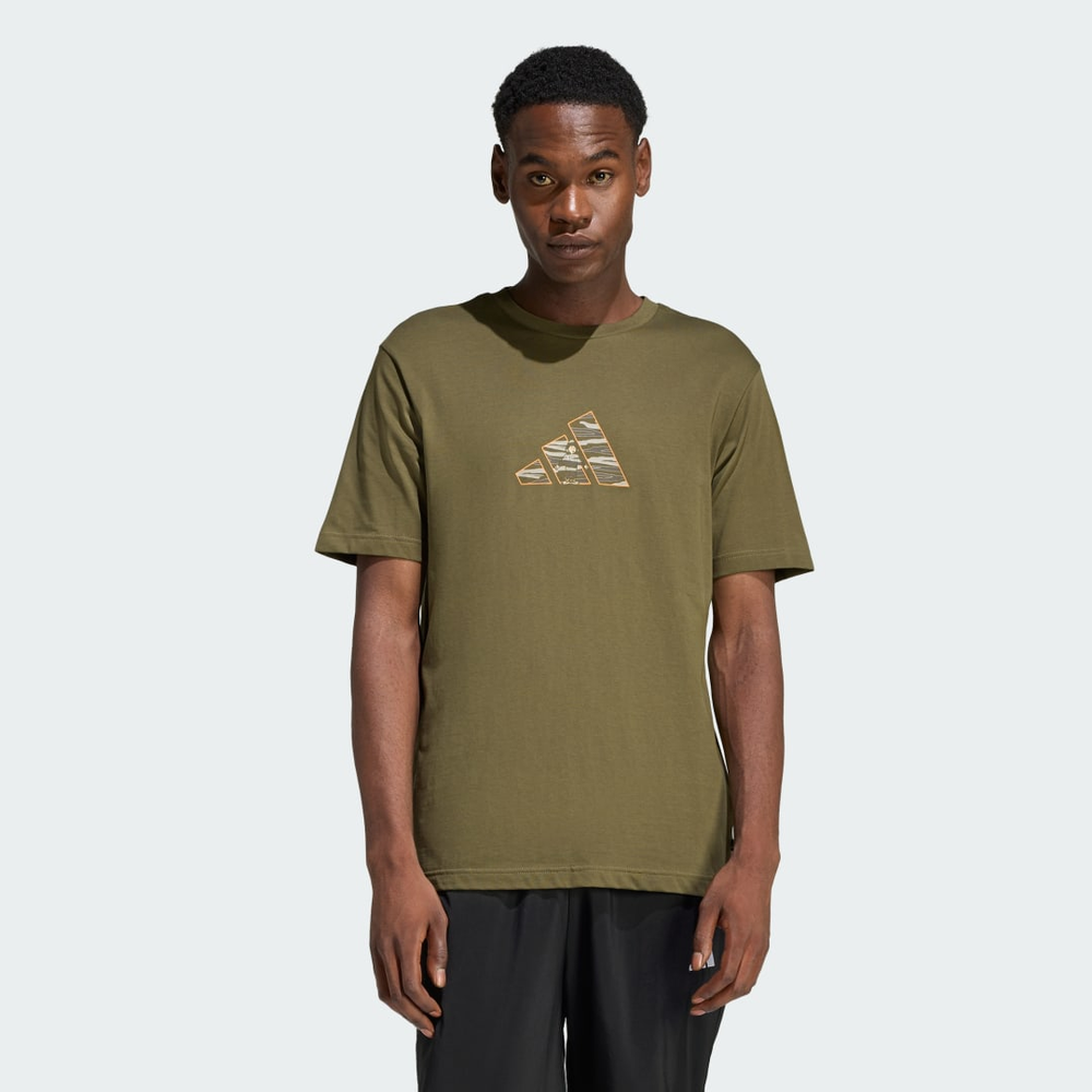 Camiseta Estampada Camo Explorer Homem adidas