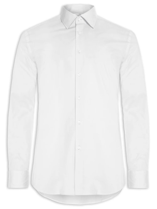Camisa Masculina Social Joe Kent - Branco Camisa Masculina Social Joe Kent - Branco