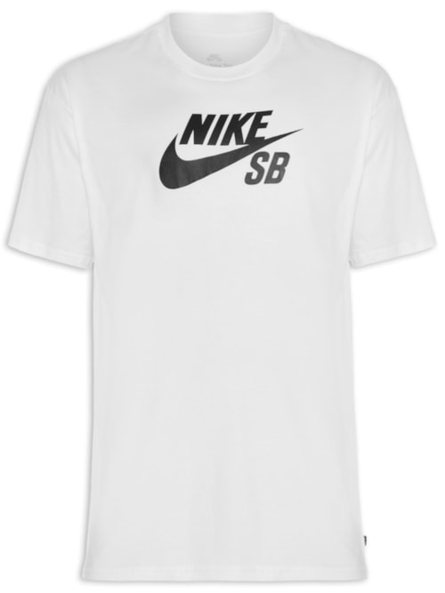 Camiseta Masculina Manga Curta Logo - Branco