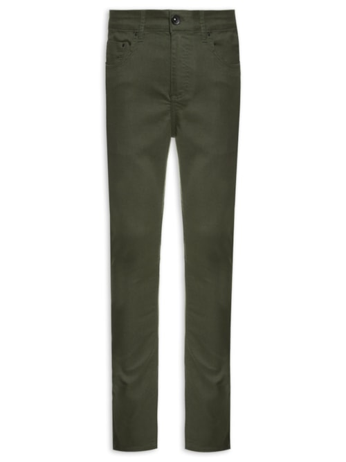 Calça Masculina Color Skinny Fit Power - Verde