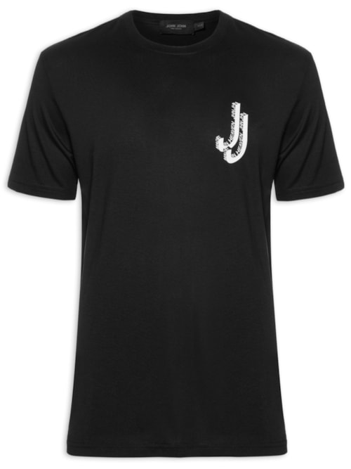 Camiseta Masculina Regular Custom - Preto Camiseta Masculina Regular Custom - Preto