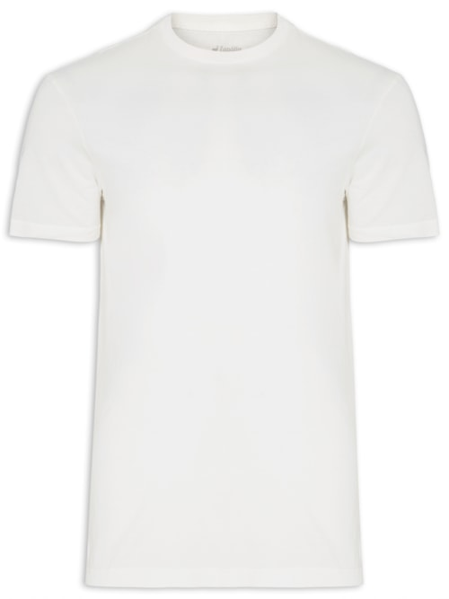 Camiseta Masculina Botânica - Off White Camiseta Masculina Botânica - Off White