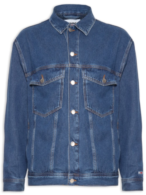 Jaqueta Masculina Aiden Oversized Denim - Azul Jaqueta Masculina Aiden Oversized Denim - Azul