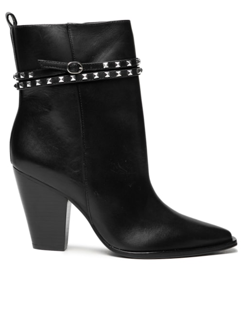 Bota Feminina Couro - Preto Bota Feminina Couro - Preto