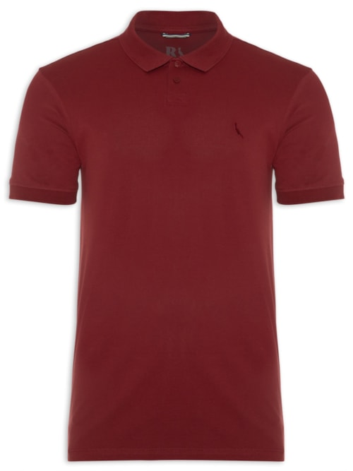 Polo Masculina Pima Piquet - Vermelho