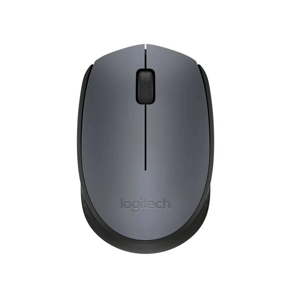 Mouse Logitech Wireless M170 3 Botões Wireless 1000DPI Cinza