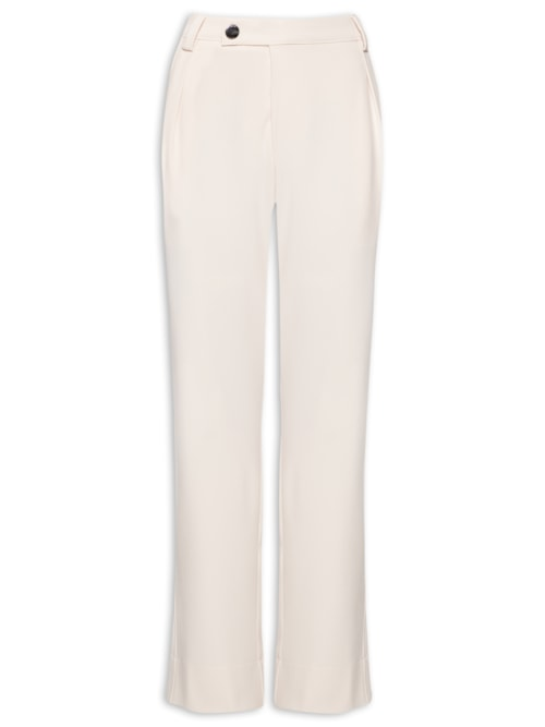 Calça Feminina Recortes - Bege