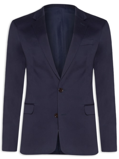 Blazer Masculino Essentials Extreme Slim - Azul Blazer Masculino Essentials Extreme Slim - Azul