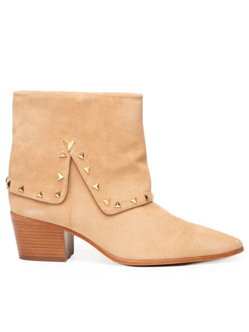 Bota Feminina Suede - Bege Bota Feminina Suede - Bege