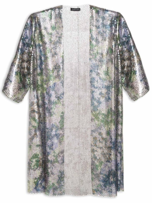 Kimono Carnaval Paetê - Verde Kimono Carnaval Paetê - Verde