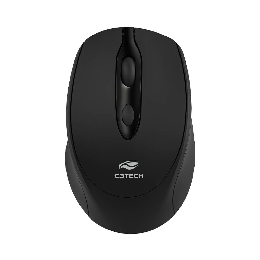 Mouse C3Tech M-BT30BK 4 Botões Wireless Bluetooth 1600DPI Preto