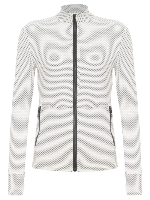 Casaco Detalhe Tela - Off White