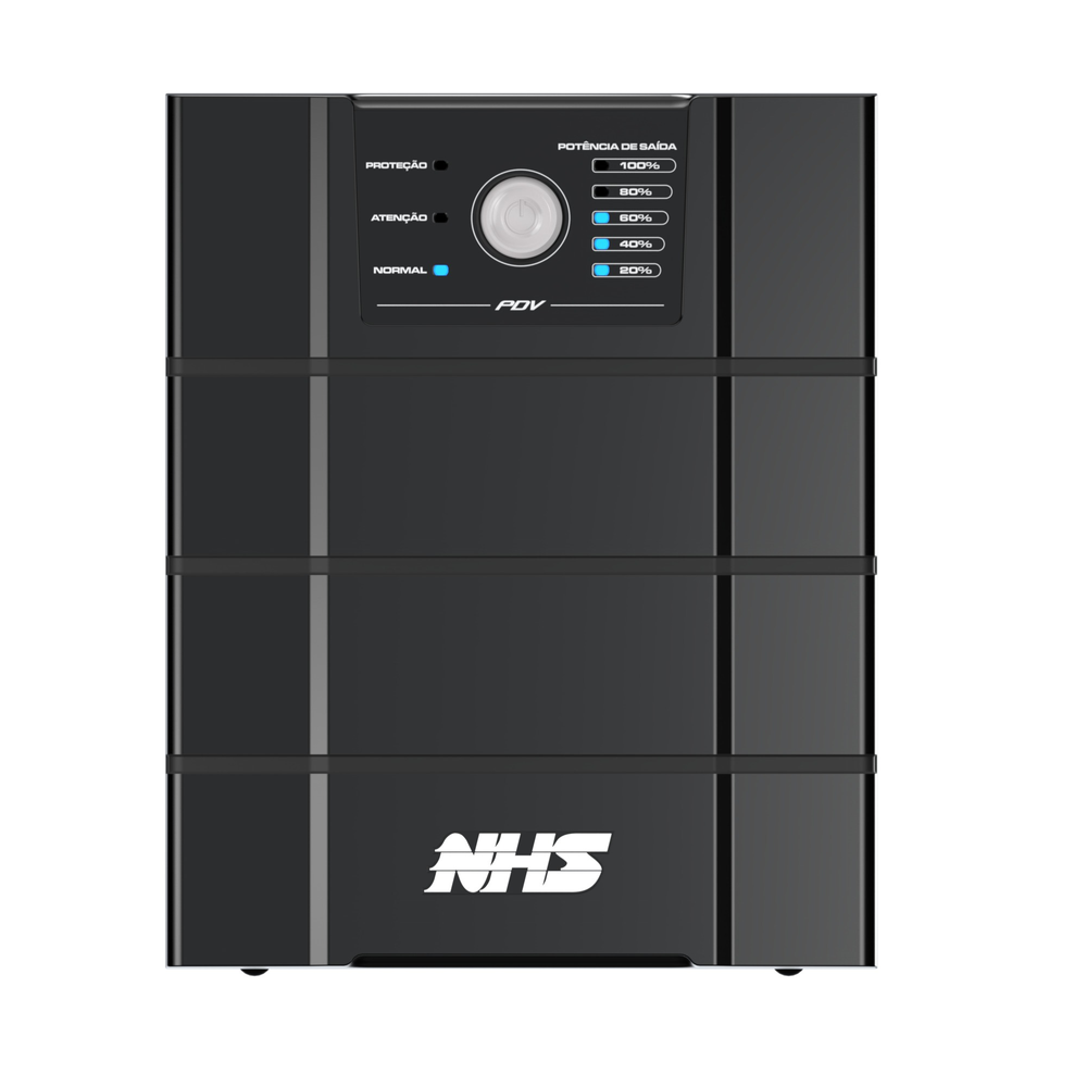 Nobreak NHS Premium PDV GIII 800VA Ent Bivolt Sai 220V ou Conf 120V 3x17Ah 12V 8 Tomadas - 90.B0.008601