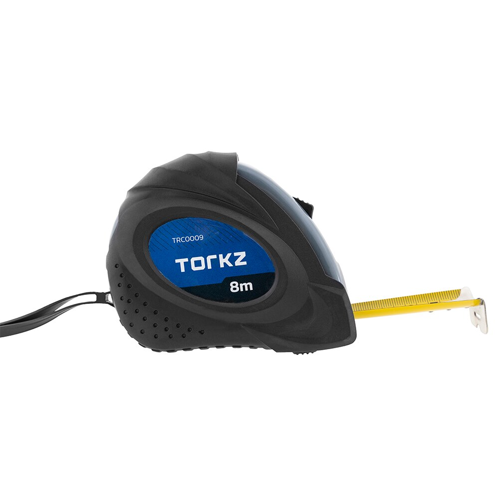 Trena Universal Torkz com Botão de Trava, 8 metros, TRC0009 Trena Universal Torkz com Botão de Trava, 8 metros, TRC0009