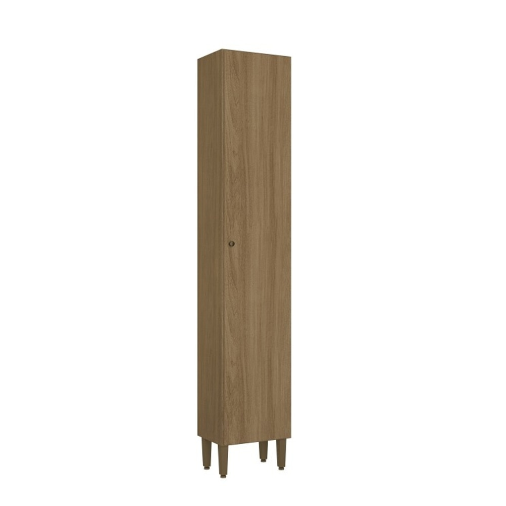 Paneleiro 1 Porta THB Mag, Naturale e Cacau, 40 cm
