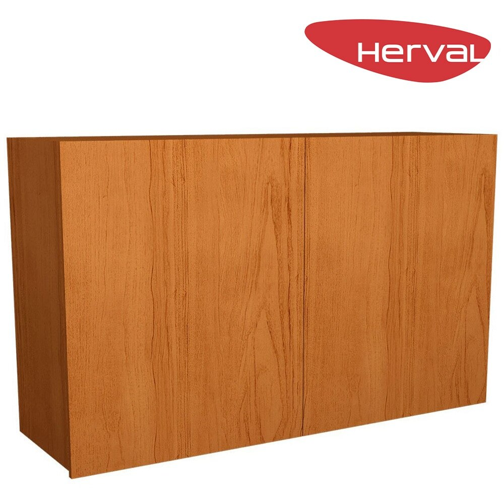 Armário Aéreo de Cozinha 2 Portas Herval Roma, Freijó 120 cm