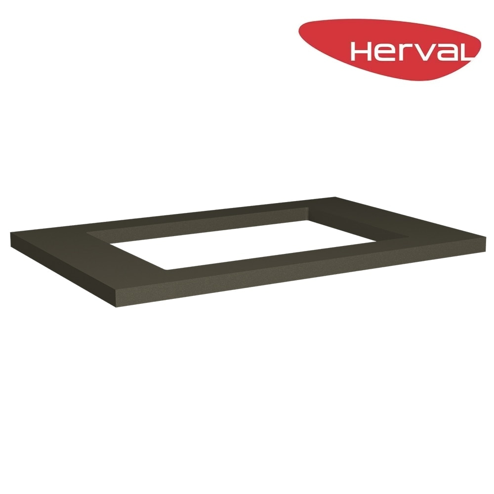 Tampo para Cooktop 4 Bocas Herval Liz, Cinza - 80 cm