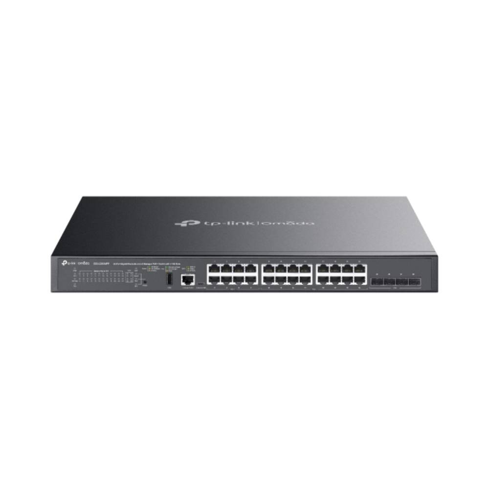 Switch TP-Link SG5428XMPP POE++ Gerenciável L3 24 Portas C/4 Slots SFP+ 10Gbps