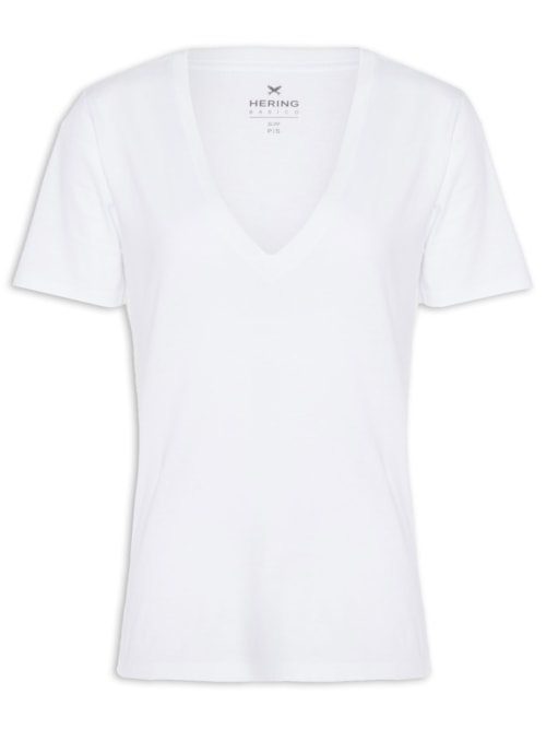 Blusa Manga Curta - Branco Blusa Manga Curta - Branco