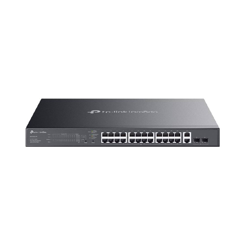 Switch Gerenciável 28 Portas TP-Link ES228GMP C/24 Portas POE+ C/2 Slots SFP Switch Gerenciável 28 Portas TP-Link ES228GMP C/24 Portas POE+ C/2 Slots SFP