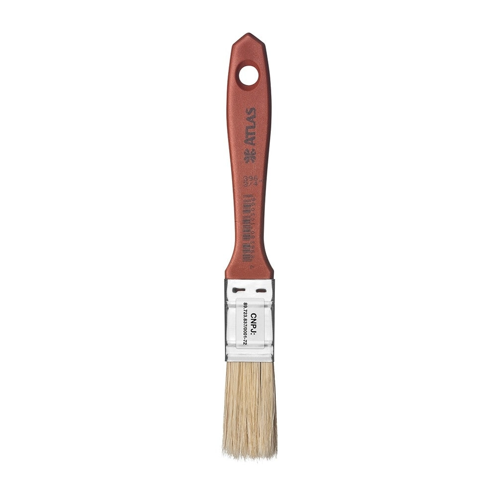 Pincel Atlas, Trincha Média, Cerdas Brancas, 3/4" Pincel Atlas, Trincha Média, Cerdas Brancas, 3/4"