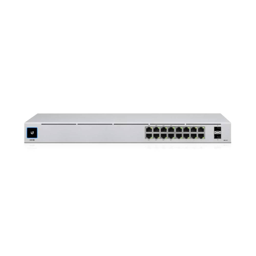 Switch Gerenciável Ubiquiti USW-16-POE 16 Portas Gigabit 2SFP 1G