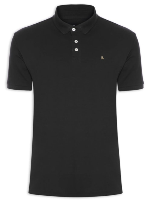 Polo Piquet Pima Continua - Preto Polo Piquet Pima Continua - Preto