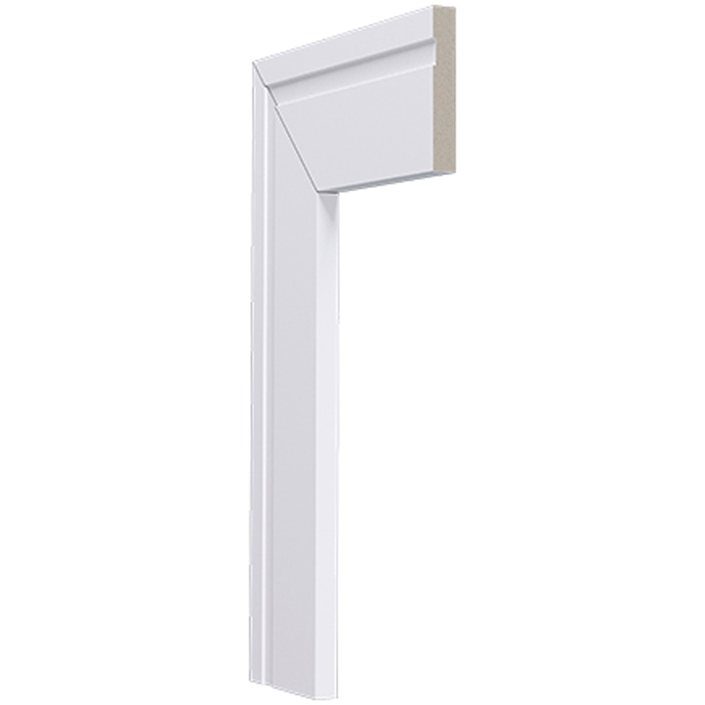 Guarnição Poliestireno Santa Luzia Branco, 5 cm - 21656 Guarnição Poliestireno Santa Luzia Branco, 5 cm - 21656