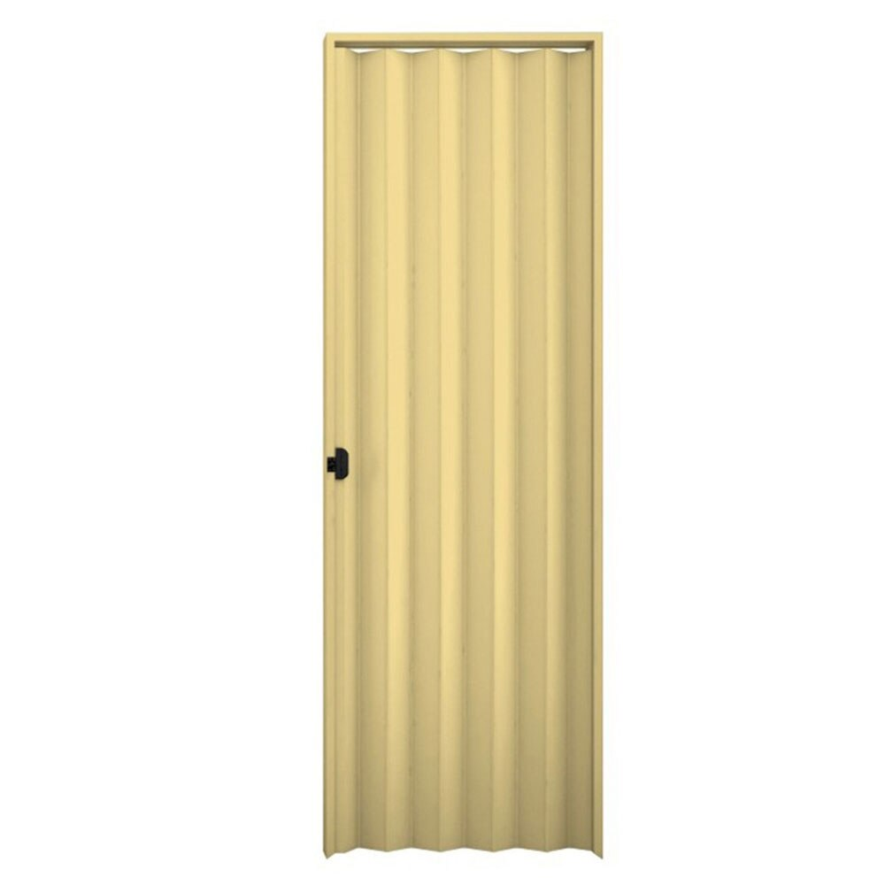 Porta Sanfonada Interna Plasbil PVC, Areia, 210 x 70 cm Porta Sanfonada Interna Plasbil PVC, Areia, 210 x 70 cm